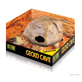 Exo Terra Gecko Cave Medium ที่หลบซ่อน สำหรับตุ๊กแก ขนาดกลาง 13x16x9.5 cm., ทางเข้า 2.5×4.5 cm.