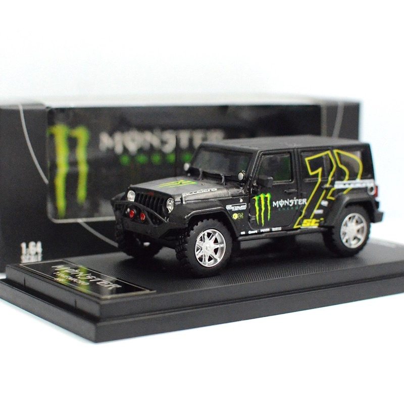 TIME MICRO 1/64 JEEP WRANGLER RUBICON MONSTER DRINK