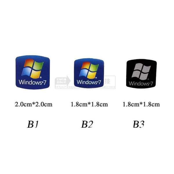 [สติ๊กเกอร์] Notebook Desktop WIN7 Sticker Sticker WINDOWS7 LOGO LOGO System Label