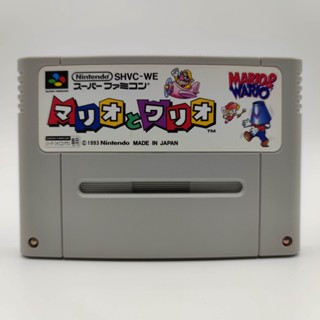 MARIO &amp; WARIO ตลับแท้ Super Famicom [SFC] เล่นได้