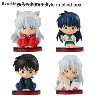 Ever ฟิกเกอร์อนิเมะ Inuyasha Higurashi Kagome Miroku Sesshomaru Q Version ของเล่นสําหรับเด็ก 1 ชิ้น