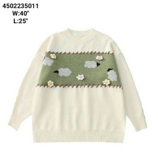 เสื้อสวมหัวไหมพรมงานญี่ปุ่นเนื้อนิ่ม ใส่สบาย japanese styled knitted wear