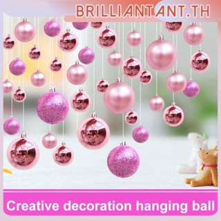 24ชิ้น/กล่อง Christmas Ball Xmas Tree Decorations Navidad Ornament Hanging Decor Ball New Year Gift Bri