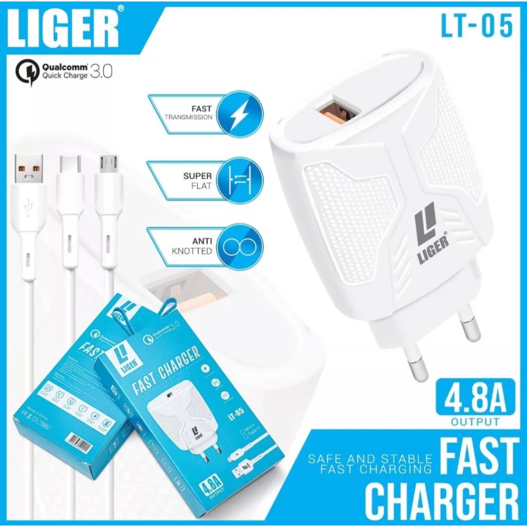เครื่องชาร์จ L-T05 Fast Charger Optimal Safety Mobile Smart Life