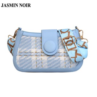 Jasmin NOIR กระเป๋าสะพายข้าง ผ้าวูล สําหรับผู้หญิง