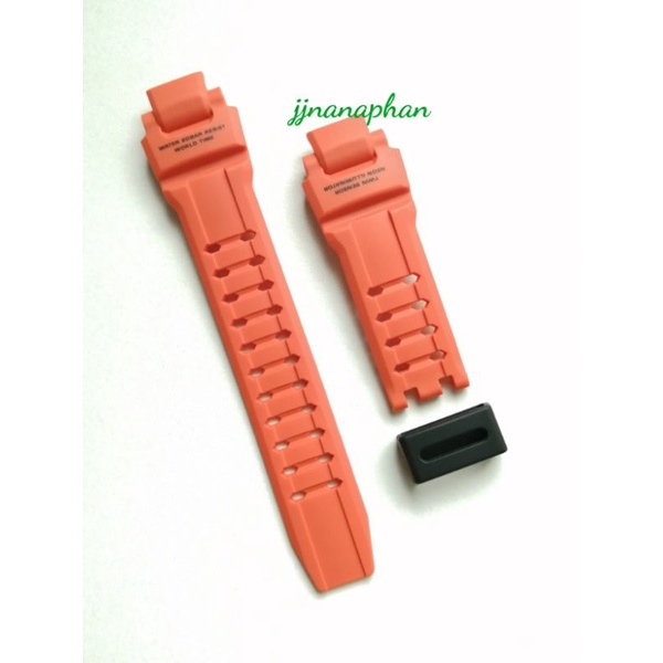 สายg-shockของแท้รุ่นga-1000สีส้มด้าน,มีฟร้อน(ไม่มีตะขอ)