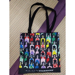 Starbucks MI Alice+Olivia Rainbow Tote Bag