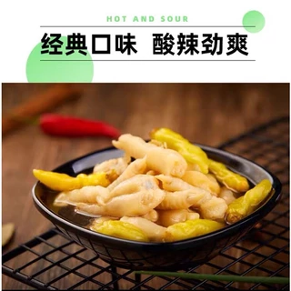 ตีนไก่พริกดองสำเร็จรูป 80g ( 有友泡椒凤爪 ) เพียงเเกะซองก็อร่อยได้