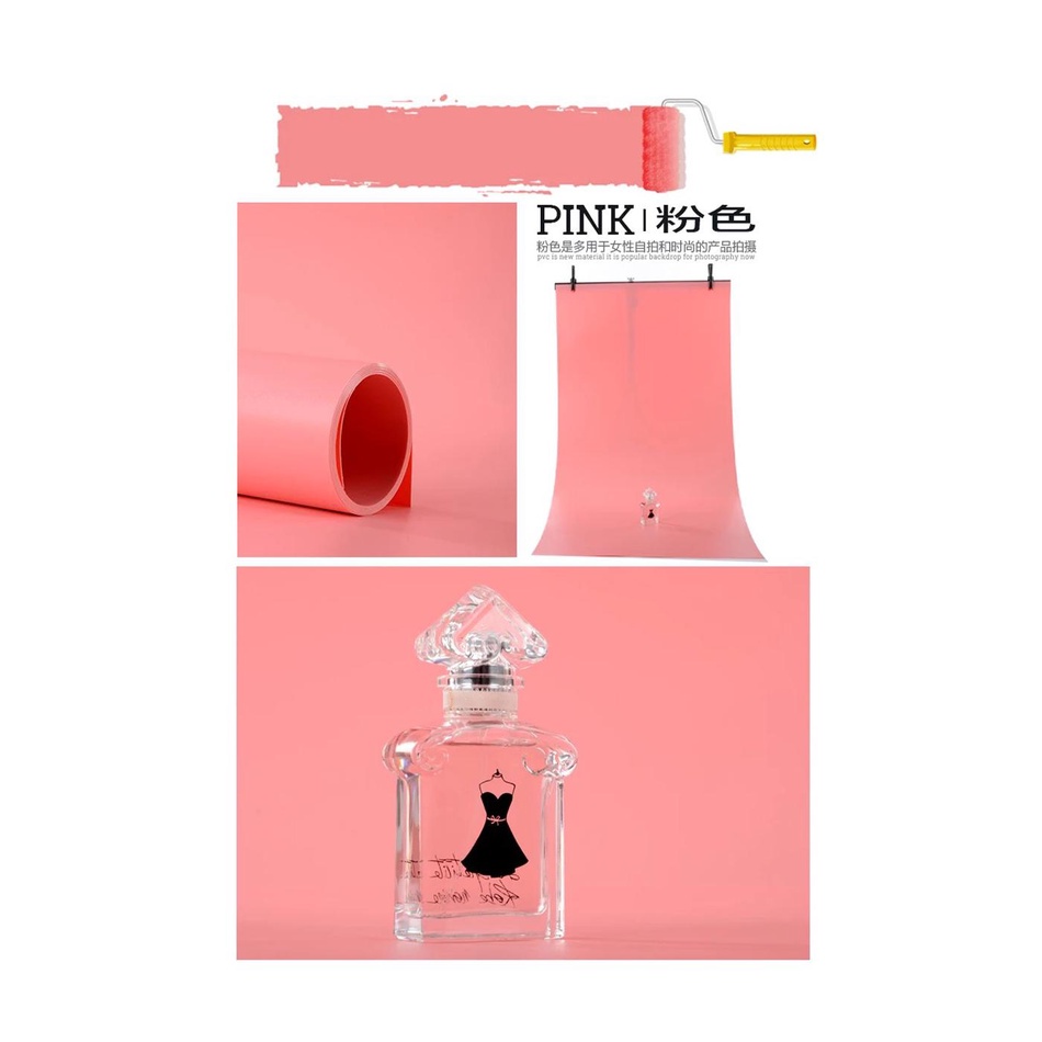 PVC photo studio backdrop 100 x 200cm available in 7 colors ฉากถ่ายภาพ PVC ขนาด 100 x 200 เซนติเมตร มี 7 สีเลือกสีได้