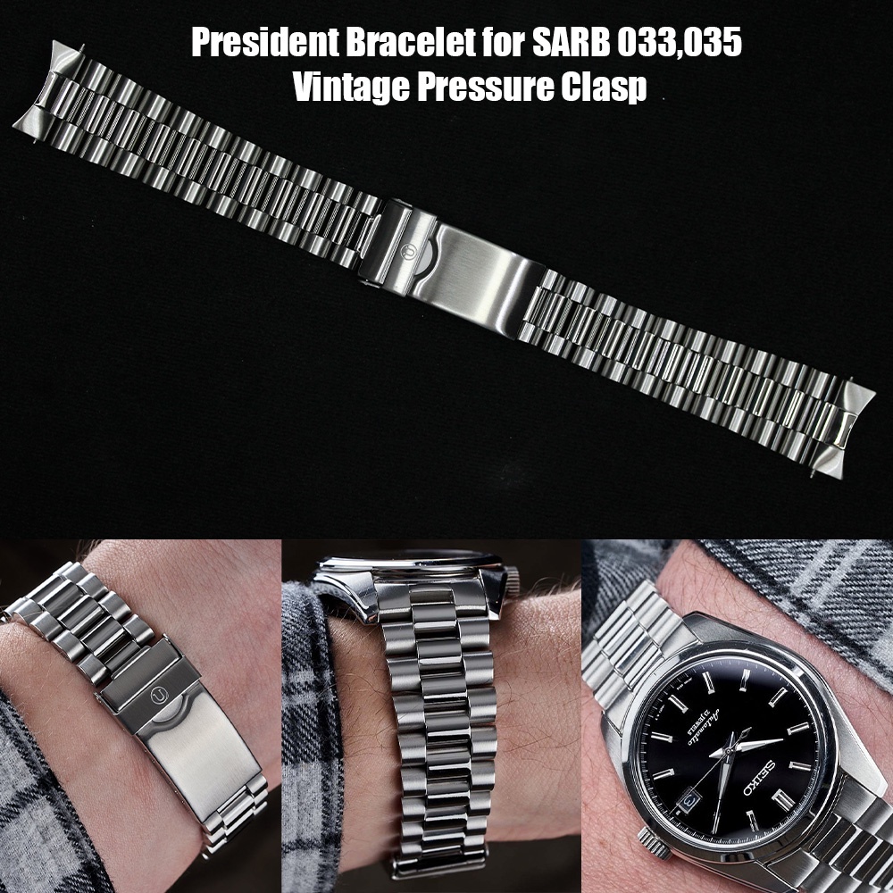 สายนาฬิกา รุ่น Uncle Seiko President Bracelet for SARB 033,035