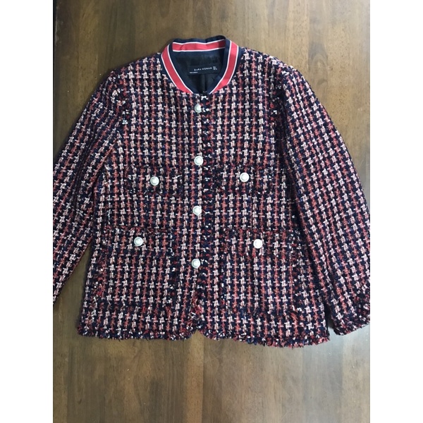 Zara Tweed Jacket แท้ 💯%