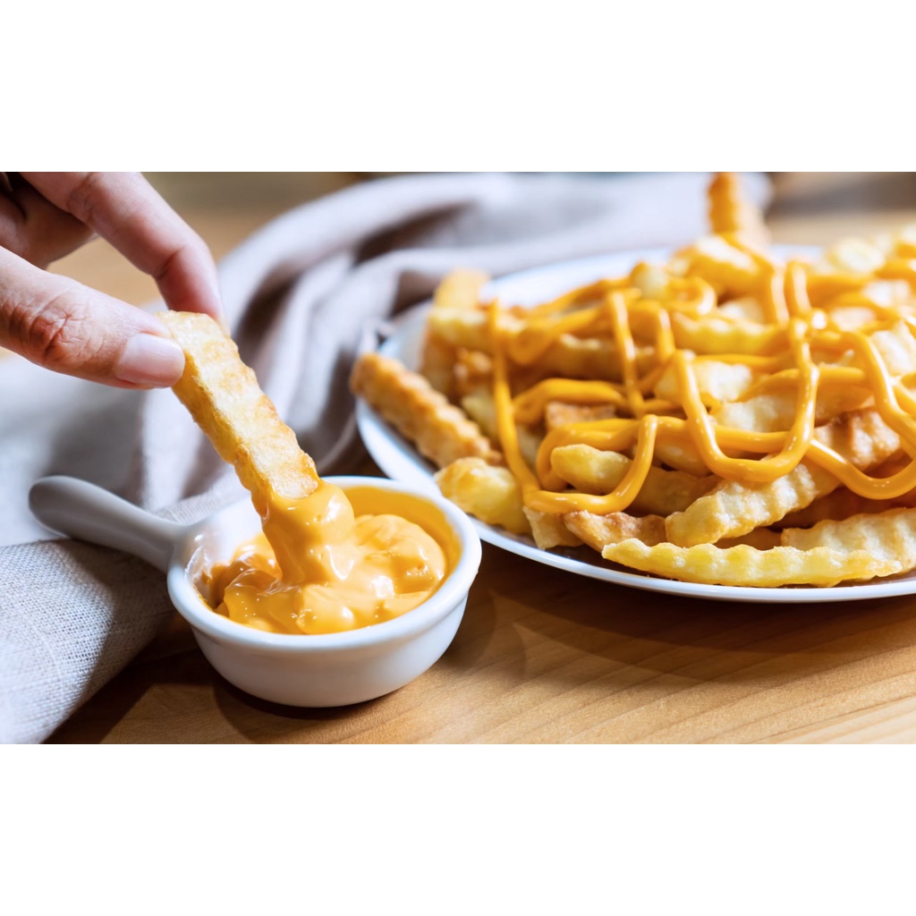 Cheesy Dip 50 g. ชีสดิป ชีส ออริจินัล ชีส หัวหอม ซาวครีม เฟรนช์ฟรายซ์ - รูปที่ 3