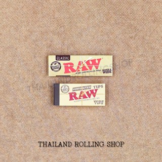 (พร้อมส่ง) ชุดโรลกระดาษมวน+ทิป RAW Combo Single Wide Set 70มม สินค้าแท้ 100% (Made in Spain) พร้อมส่งทุกวันจากไทย