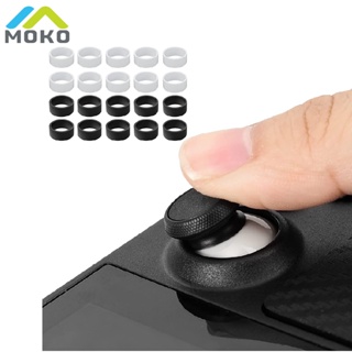 Moko แหวนซิลิโคน ยืดหยุ่น สําหรับจอยสติ๊ก Steam Deck PS5 PS4 Xbox Switch Pro 20 ชิ้น