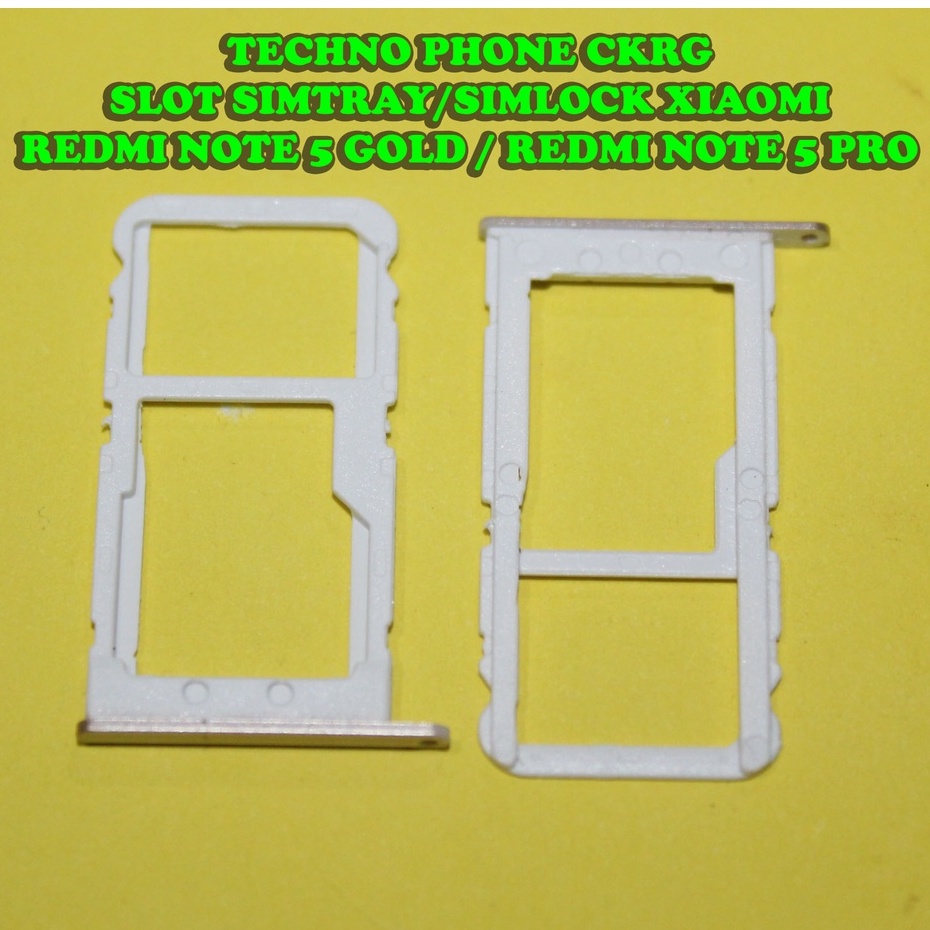 SIMLOCK SIMTRAY SLOT SIMCARD HOLDER XIA RED NOTE 5 GOLD ORIGINAL RED NOTE 5 PRO
