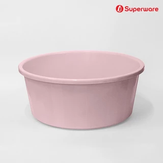 Srithai Superware กะละมังพลาสติก กะละมังซักผ้า ทรงกลม 1 ใบ ขนาด 50 ซม. ปริมาตร 26 ลิตร รุ่น M-86