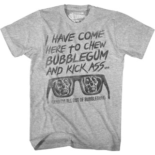 I Have Come Here To Chew Bubblegum And Kick Ass They Live T-Shirt เสื้อเบลาส์ เสื้อคนอ้วน เสื้อวินเทจชาย เสื้อยืดสวยๆ