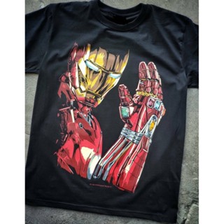 เสื้อยืด BT 142 Iron Man เสื้อยืด สีดำ BT Black Timber T-Shirt ผ้าคอตตอน สกรีนลายแน่น S M L XL XXL