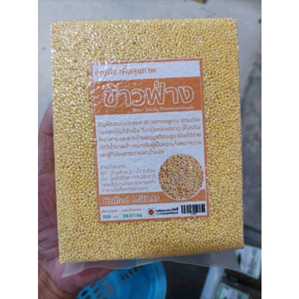 ข้าวฟ่าง  500g. ธัญพืชออแกนิค  ธัญพืช เพื่อสุขภาพ   Organic Millet Grass Seed โปรตีนสูง
