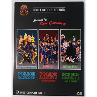 ✅🎀แผ่นแท้ ถูกลิขสิทธิ์ สภาพใหม่มากๆ🎀✅Police Academy โปลิศจิตไม่ว่าง DVD Boxset ชุด1 - 3