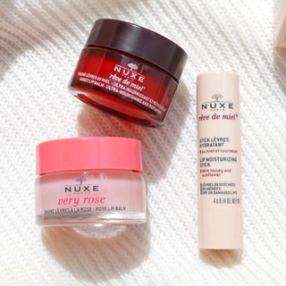 ลิปบาล์ม Nuxe reve de miel honey lip blam/ nuxe very rose /Nuxe reve miel lip stick ลิปของคนปากแห้งเอาอยู่