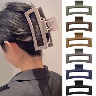 กิ๊บติดผมอะคริลิค เนื้อแมตต์ ทรงสี่เหลี่ยม ขนาด 13 ซม. สําหร…