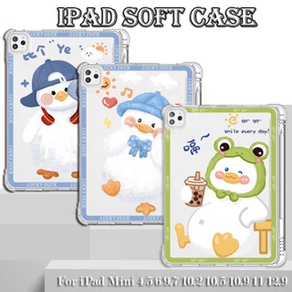 เคสใส สําหรับ iPad Air 4 2020 10.9 iPad Pro 11 12.9 iPad Mini 6 iPad Air 3 4 (10.5 10.9) Gen 7 8 (10.2) 9.7 นิ้ว Mini 1 2 3 4 5 6
