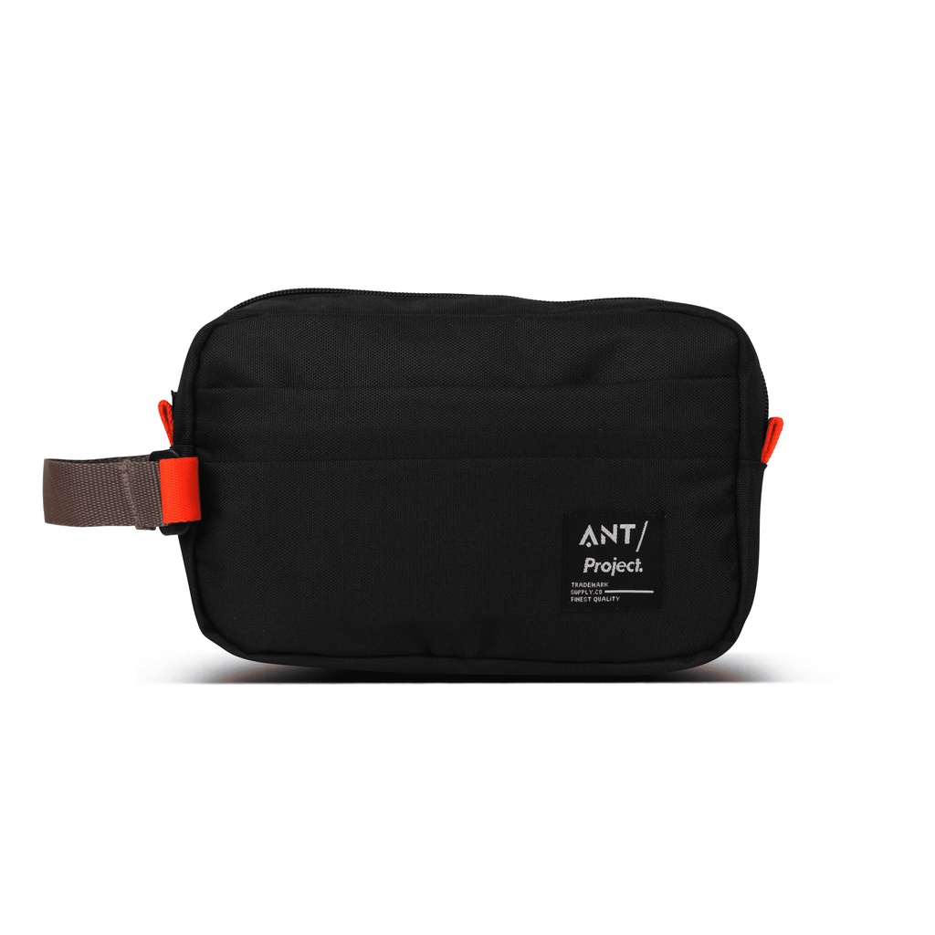 ANT PROJECT - Clutch Bag LINEAR BLACK - กระเป๋าเก็บของ