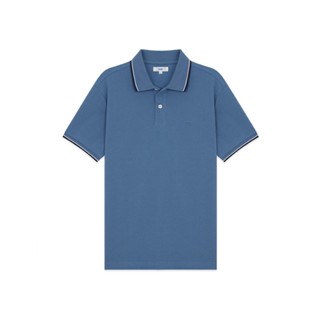 AIIZ (เอ ทู แซด) - เสื้อโปโลผู้ชาย ปกลาย ผ้าปิเก้  Mens Tipping Polo Shirt