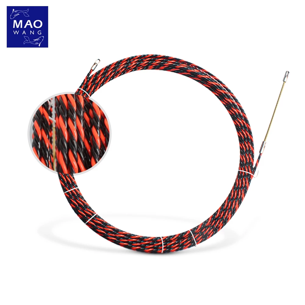MAO ฟิตเทป ดึงสายไฟ สายเคเบิล Fish Tape ลวดร้อยสายไฟในท่อ ความยาว 5/10/15/20/25/30เมตร