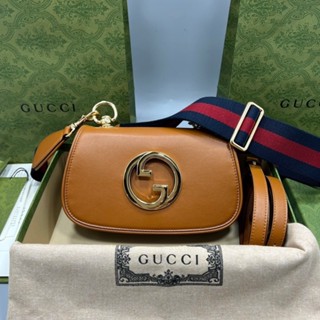 🔥ผ่อนได้🔥Gucci Mini bag with round Interlocking G Size 22 cm งาน Original อุปกรณ์ : Full Box Set [ กระเป๋าสะพายข้าง ]