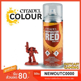 [Spray] Mephiston Red 400ml - Citadel Colour สีสเปรย์รองพื้น สีแดงด้าน Matte finished