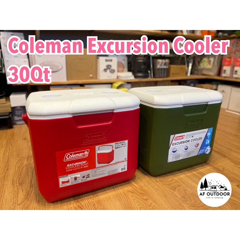+พร้อมส่ง+Coleman Excursion Cooler 16Qt 30Qt โคลแมน คลูเลอร์กระติกน้ำเก็บความเย็น ขนาดพกพา กระติกน้ำ