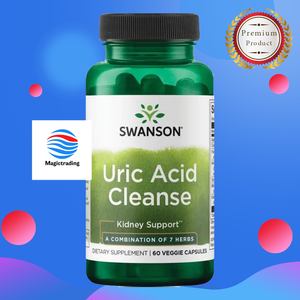 Swanson Ultra Uric Acid Cleanse / 60 Veg Caps