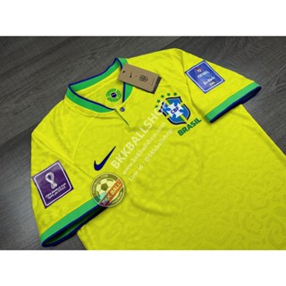 [Player] - เสื้อฟุตบอล ทีมชาติ Brazil Home บราซิล เหย้า เกรดนักเตะ เบอร์ชื่อ 10 NEYMAR JR 19 ANTHONY อาร์มฟุตบอลโลก