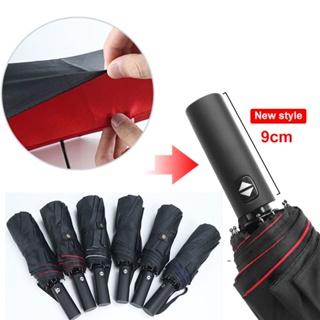 Double Automatic Folding Umbrella Male 10 K Car Luxury Large Business Comfortable Long Umbrellas Handle Men Rain Women P