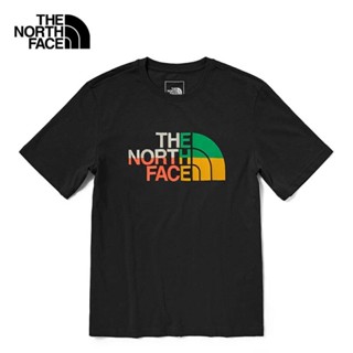 THE NORTH เสื้อยืดคู่รักแขนสั้น ใส่สบาย สไตล์สตรีทอินเทรนด์