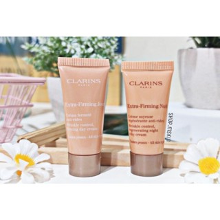 [Day&amp;Night]​🌿ยกกระชับ+ผิวเรียบเนียน🌿️Clarins​ Extra-Firming ​ Cream For All Skin Types 5ml.