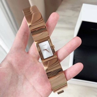 สวยหรูหายาก Calvin Klein rose gold polished watch