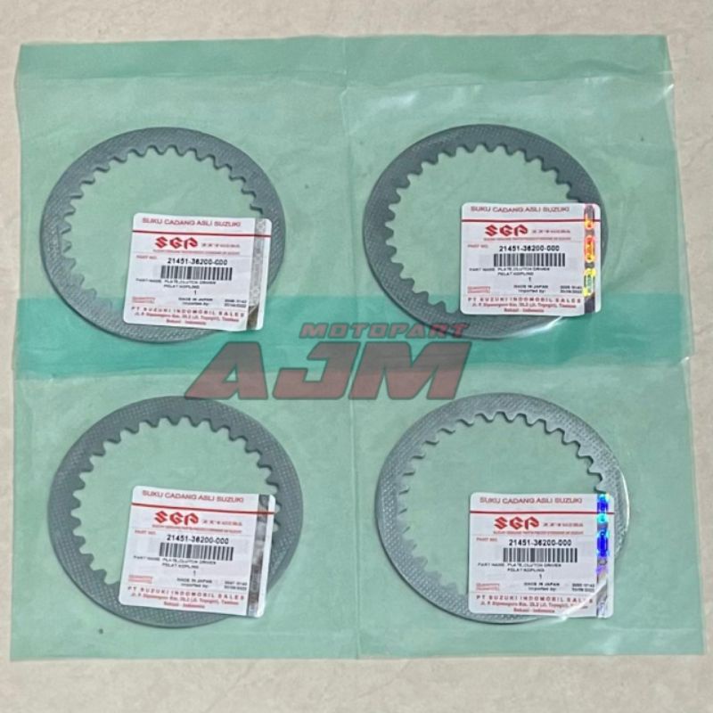 จานคลัทช์ TOTOL FRICTION PLATE SATRIA FU TS 125 RGR GSX SATRIA FU FUFI ORIGINAL SGP