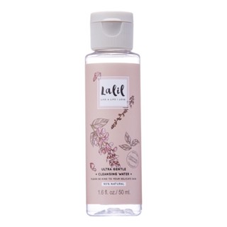 ของแท้/พร้อมส่ง Lalil Ultra Gentle Cleansing Water 50ml. ลลิล ผลิตภัณฑ์เช็ดเครื่องสำอาง ขนาดพกพา