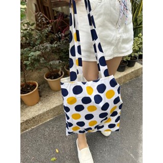 POLKADOT BAG (สีน้ำเงินเหลือง)