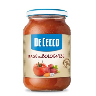 ซอสพาสต้า โบโลเนส - ดีเชคโก้, 400 กรัม DE CECCO RAGUALLA BOLOGNESE