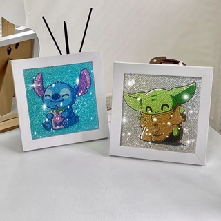 ครอสติสคริสตัล พร้อมกรอบ Cross-Stitch Crystal , Diamond Painting ภาพปักเพชร ภาพจิตกรรม ภาพวาดเพชร ของขวัญ