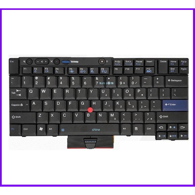 ใหม่ IBM Thinkpad T420 T520 T520i W520 W520i แป้นพิมพ์ US สีดํา 45N2211 ทดสอบ