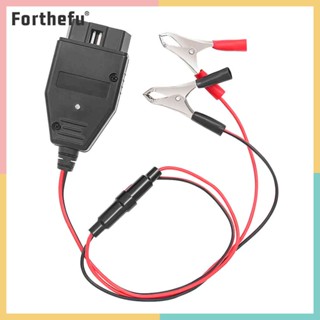 ★ Forthefu ★  อุปกรณ์ปลั๊กเชื่อมต่อแบตเตอรี่ OBD2 ECU OBD 2 สําหรับรถยนต์ฉุกเฉิน