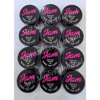 Jam Top ชุดใหญ่ 12 กระปุก JamTop Sticky gel  กาวเจลเนื้อใสแบบกระปุก ทอปในตัว 15g. Chanitaสารพัดประโยชน์ พร้อมส่ง