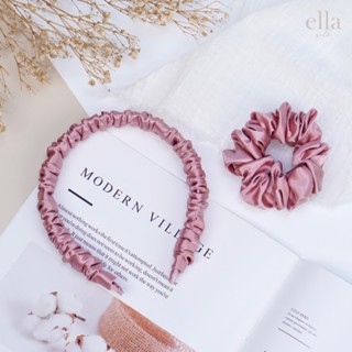 ที่คาดผมผ้าไหมมัลเบอร์รี่ รุ่นFluffy - Ella Fluffy Silk Headbands