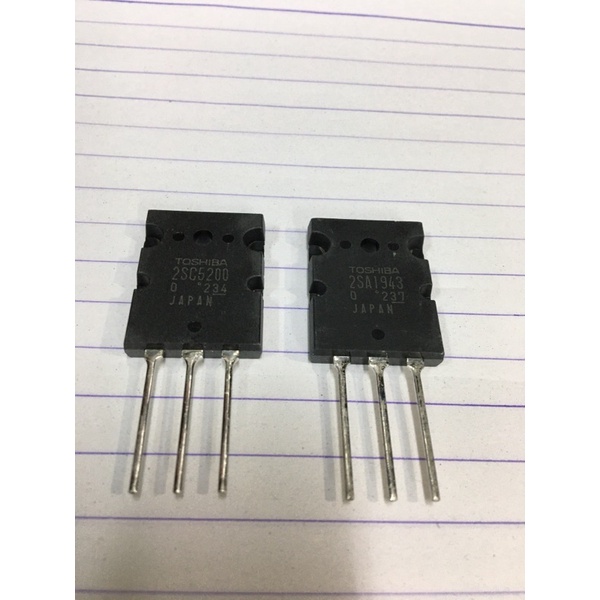 2SA1943+2SC5200  ทรานซิสเตอร์ภาคขยาย