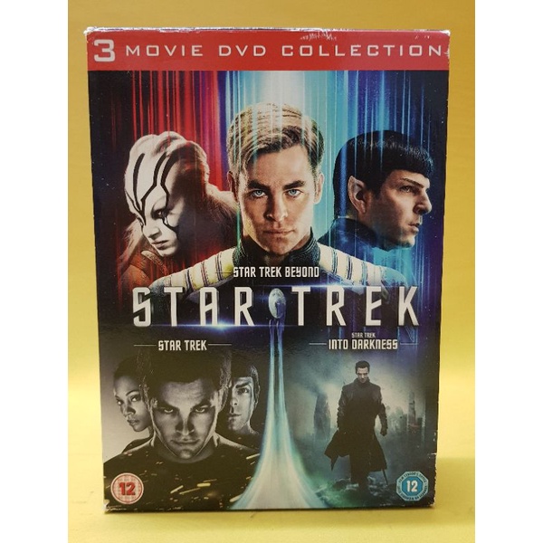 🔥STAR TREK TRILOGY 3 MOVIE COLLECTION DVD BOXSET🔥 เรจิออน 2 เพื่อน